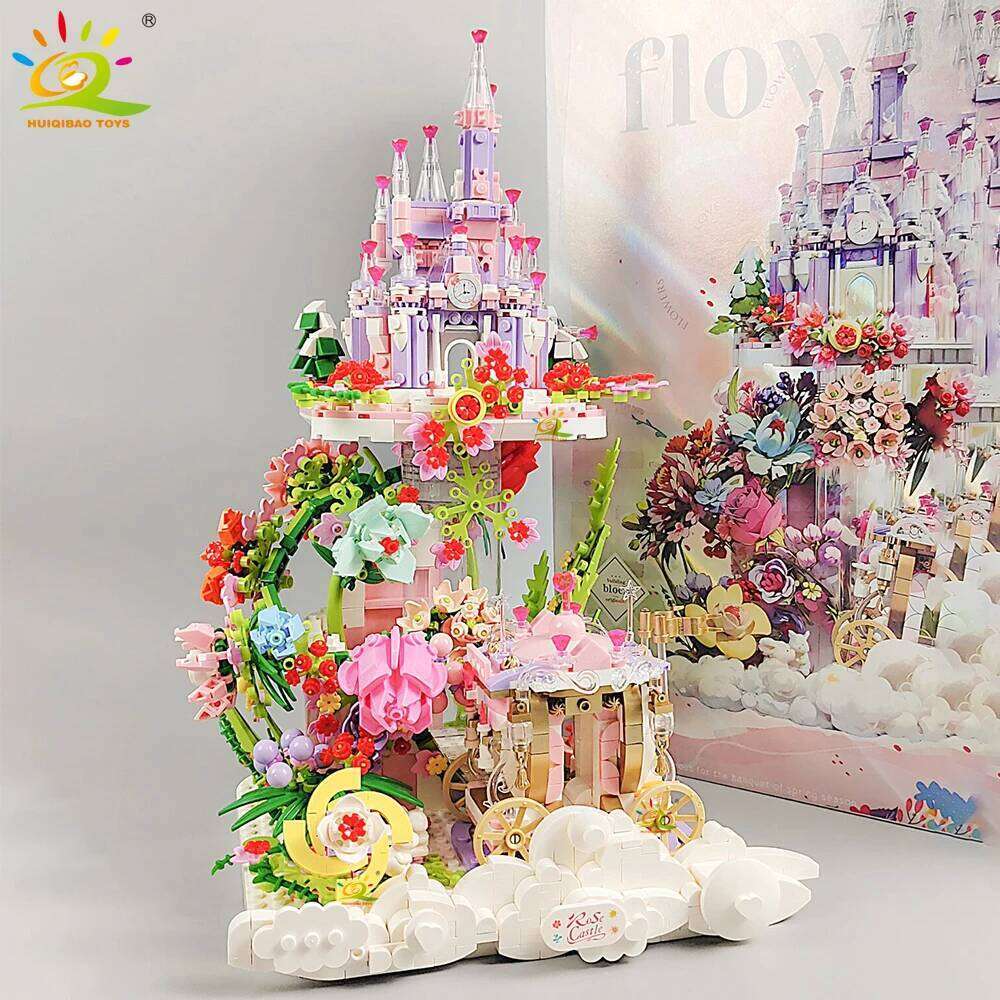HUIQIBAO MOC City Medieval Architecture Style Castle House Building Blocks Bricks for Kid Gifts Children Construction Toys Z260306