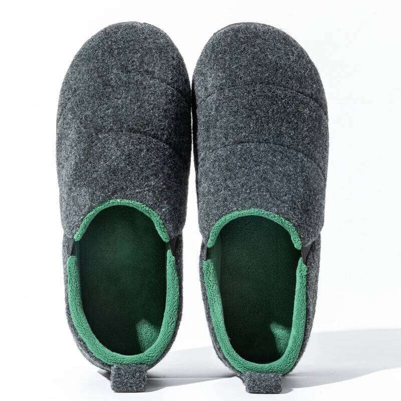 Litfun Winter Cotton Indoor Warm Fur Fluffy Men Casual Slippers Outdoor Antiskid High Quality Fuzzy House Shoes