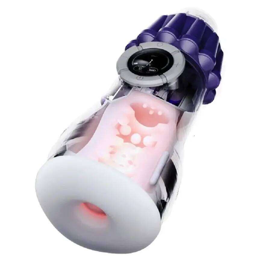 Turbojet- 20 Interactive Hyper Vortex Sucking Deep Throat Wave Male Masturbator Artificial Vagina Sex Toys for Men Adult 18+ W260305