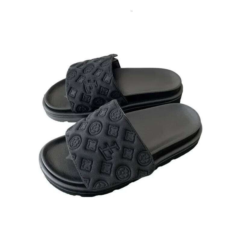 Ladies Magic Sticker 2025 Summer New Designer Luxury Sandals for Women Elegant Home Flat Slippers Zapatos De Mujer