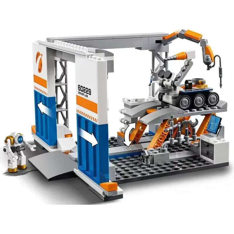 Third Party Compatible MOC Sets City Series Building Blocks Rocket Loading NASA Transportation Center Children's Toys Gift Z260306