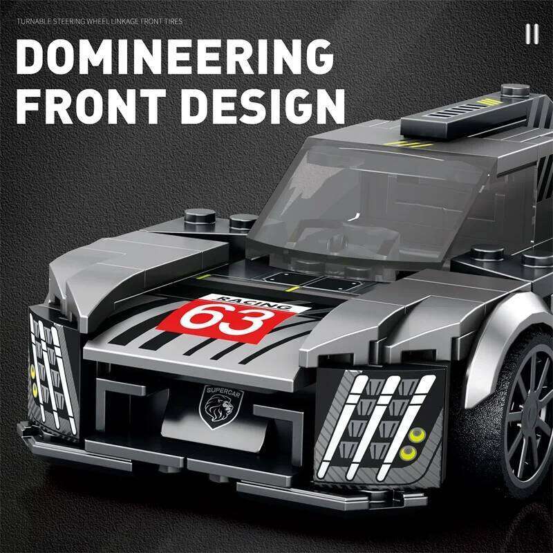 280PCS Sports Car Building Blocks City Racing Assemble Toys Supercar Model Bricks Desktop Ornaments Children's Holiday Gifts Z260305