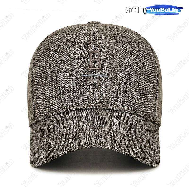 Mens Outdoor Hard Top Embroidered B Letter 1913 Middle-Aged Leisure Sun Protection Trend All-Match Baseball Cap Y260304