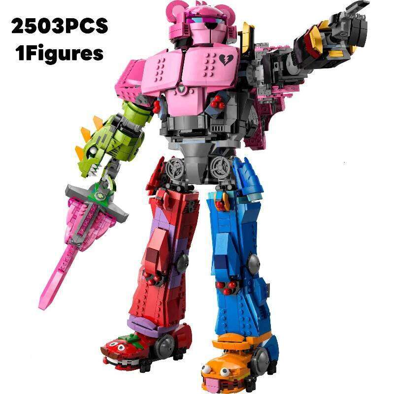 The latest Mecha Captain model building block action robot can be assembled built, and is compatible with birthday gifts for Z260305