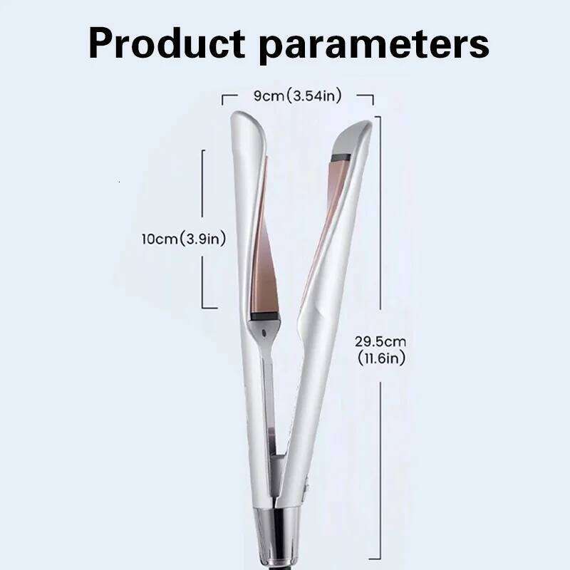 TINSOL New 2-in-1 & Straightener Multi-Function Hair Styling Tool Dual-Purpose Curling and Straightening Iron 26Y0306