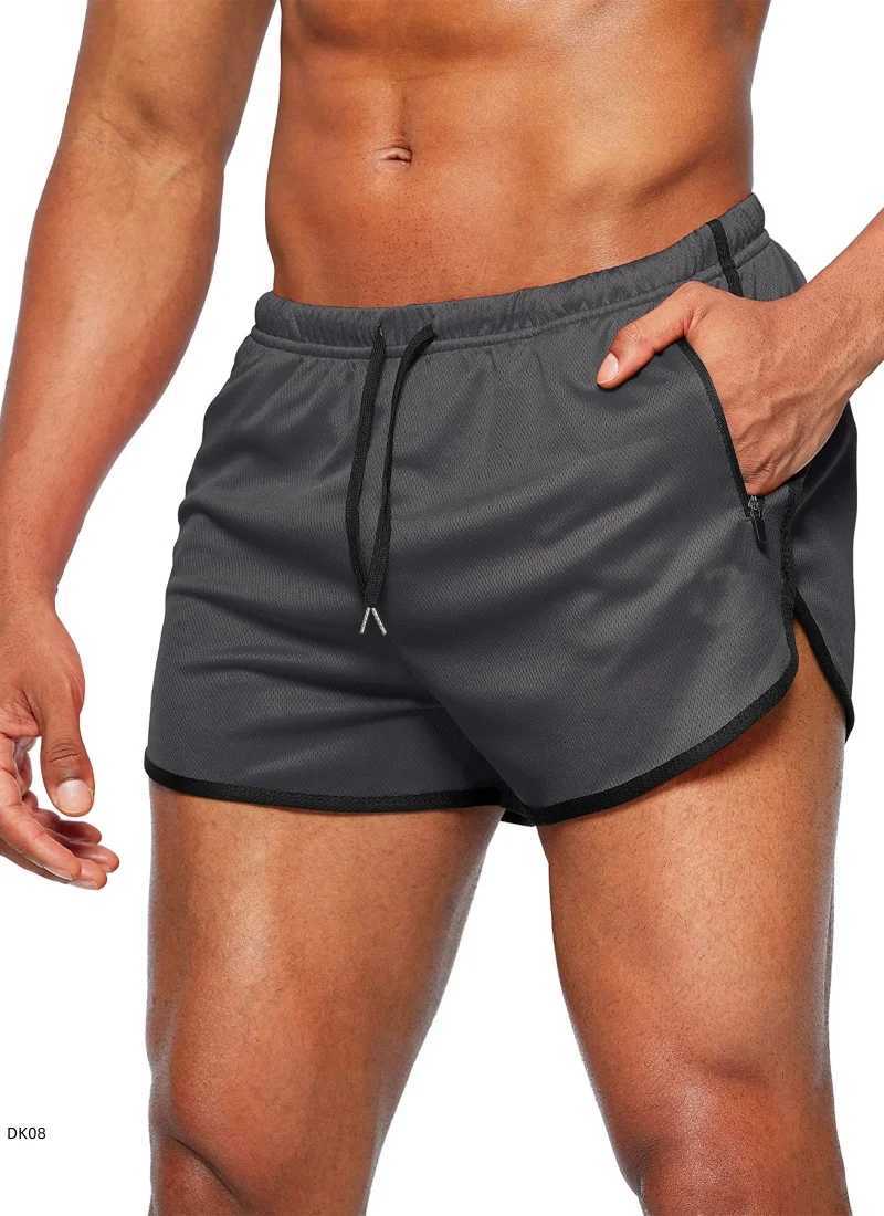 2026 New Mens Shorts Single layer Woven Quick drying Solid Color Running Fitness Sports Leisure Comfortable Shorts X260306