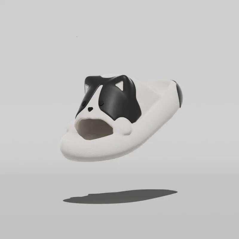 Litfun Summer Slippers Non-slip Breathable Bathroom Ladies Cute Cartoon Dog Slides EVA Soft Sole Women's Sandals