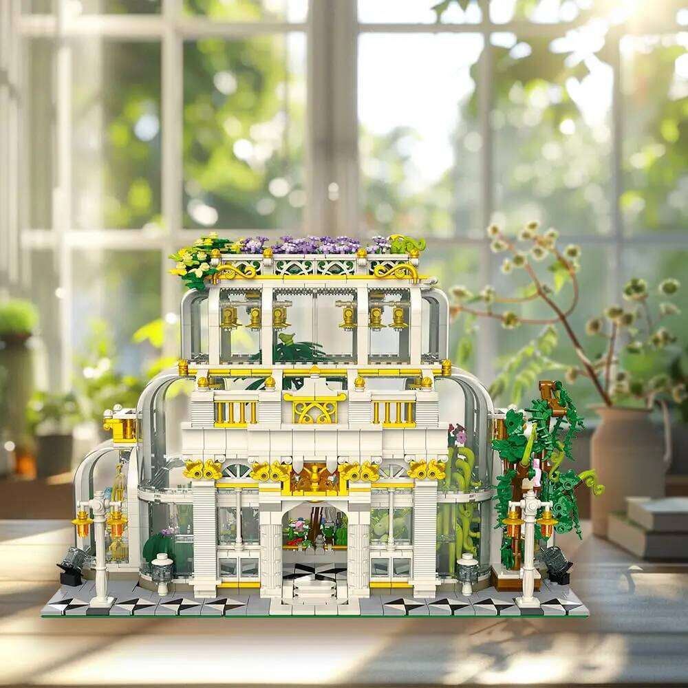 2231PCS Plant Garden Building Blocks City Street Model MOC Bricks Set With Light Kids Educational DIY Toys Holiday Gifts Z260305