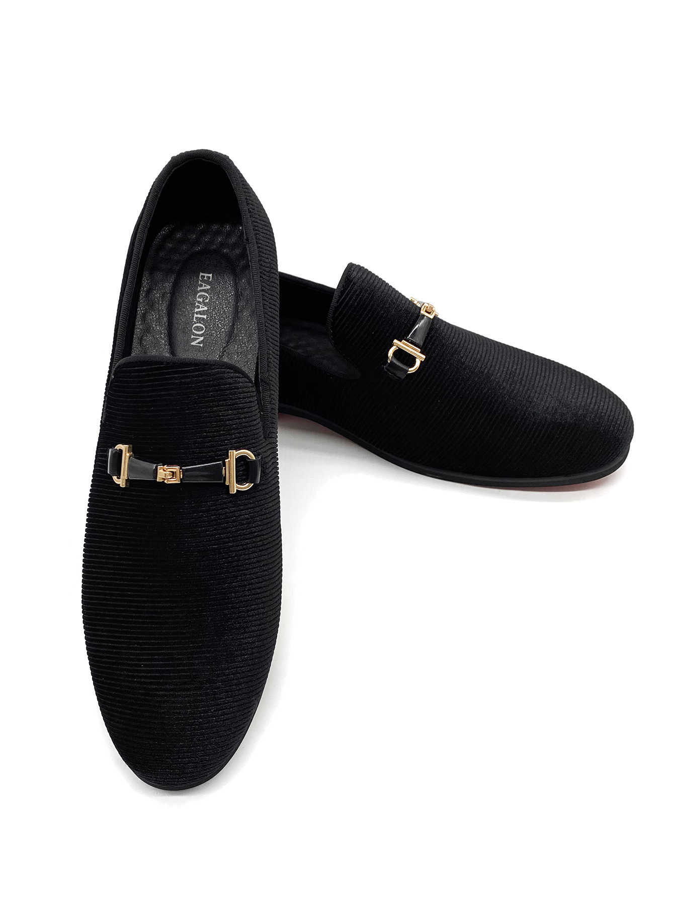 Men Shoes Black Blue Burgundy Loafers Luxury Wedding Shoes Dress Shoes Designer Loafer Pointed Toes Formal Business Party K21