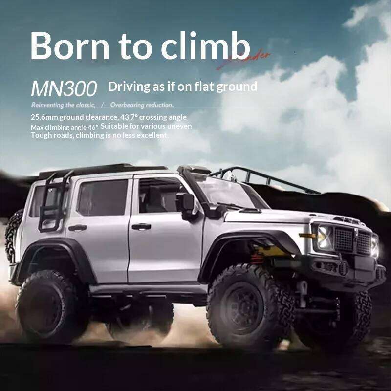 New Arrival RC Tank MN300 Climbing Four-Wheel Drive Off-Road Vehicle Toy for Boys Remote Control Model Car C260305