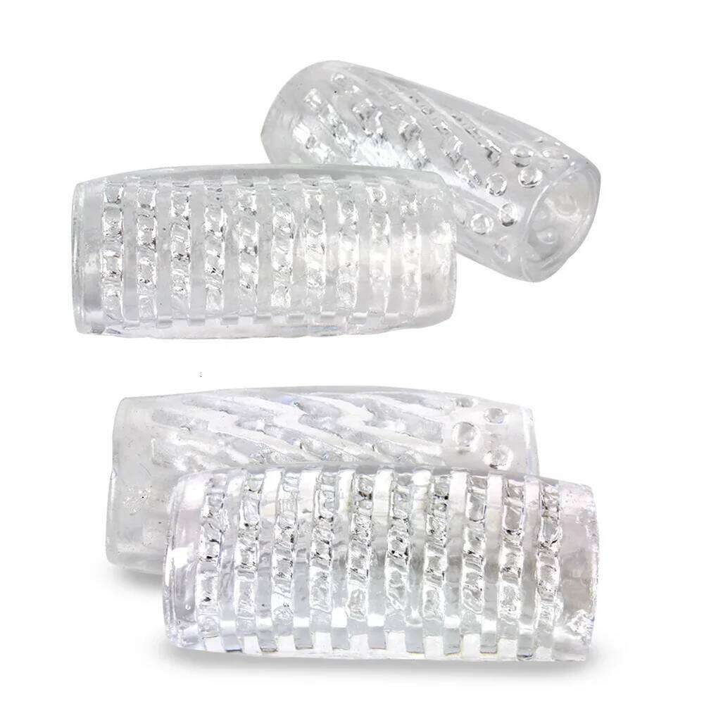 Male Masturbation Cup Transparent Masturbator Egg Adult for Men Sucking Penis Pump Exerciser Sex Toys W260305