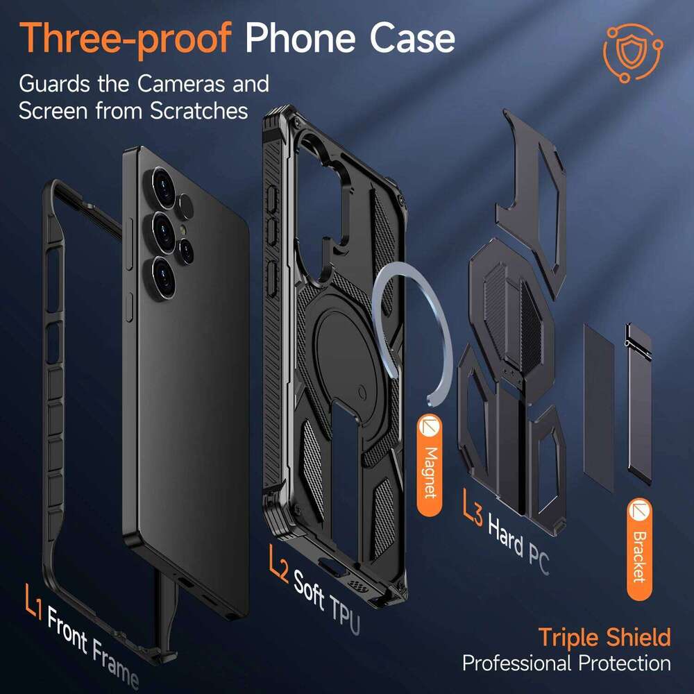 Dual Layer Protection Coque Case for Galaxy S26 Ultra S25 FE S24 Plus Phone Accessories Funda H260305