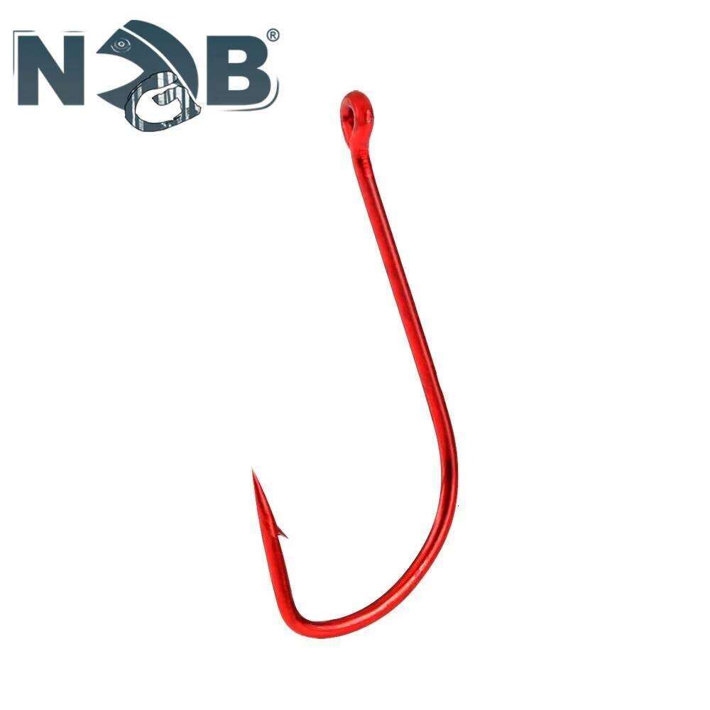 NGB 30PCS SODE High Carbon Steel Barbed Fishhook Bent Baitholder AD Sharp Ringed Carp Hook Fishing Tackle S260305