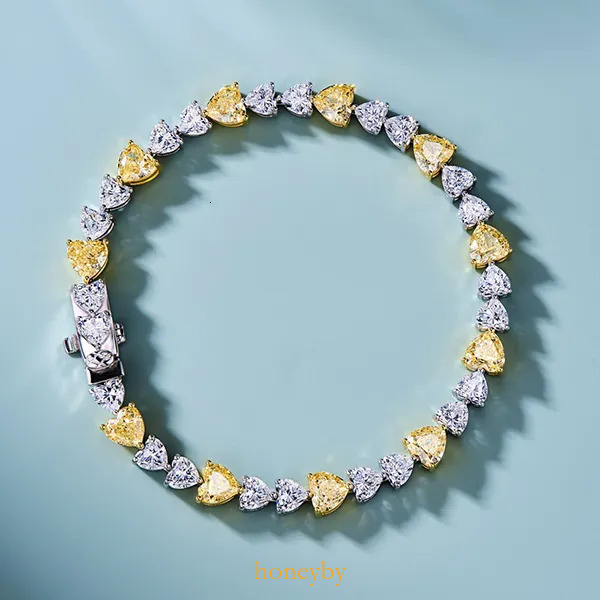 tennis bracelet with Czech crystal Gold Plated designer for woman T0P quality diamond classic style exquisite gift 003
