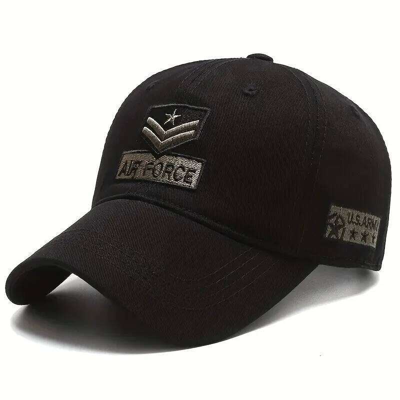 Unisex AIR FORCE Arrow Embroidery Baseball Caps Spring and Autumn Outdoor Adjustable Casual Hats Sunscreen Hat Y260304