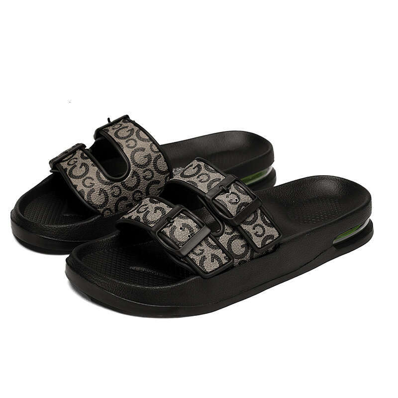 Men's outdoor air-cushioned Birkenstock-style high-end slip-on beach anti-slip cross-border sandals slippers