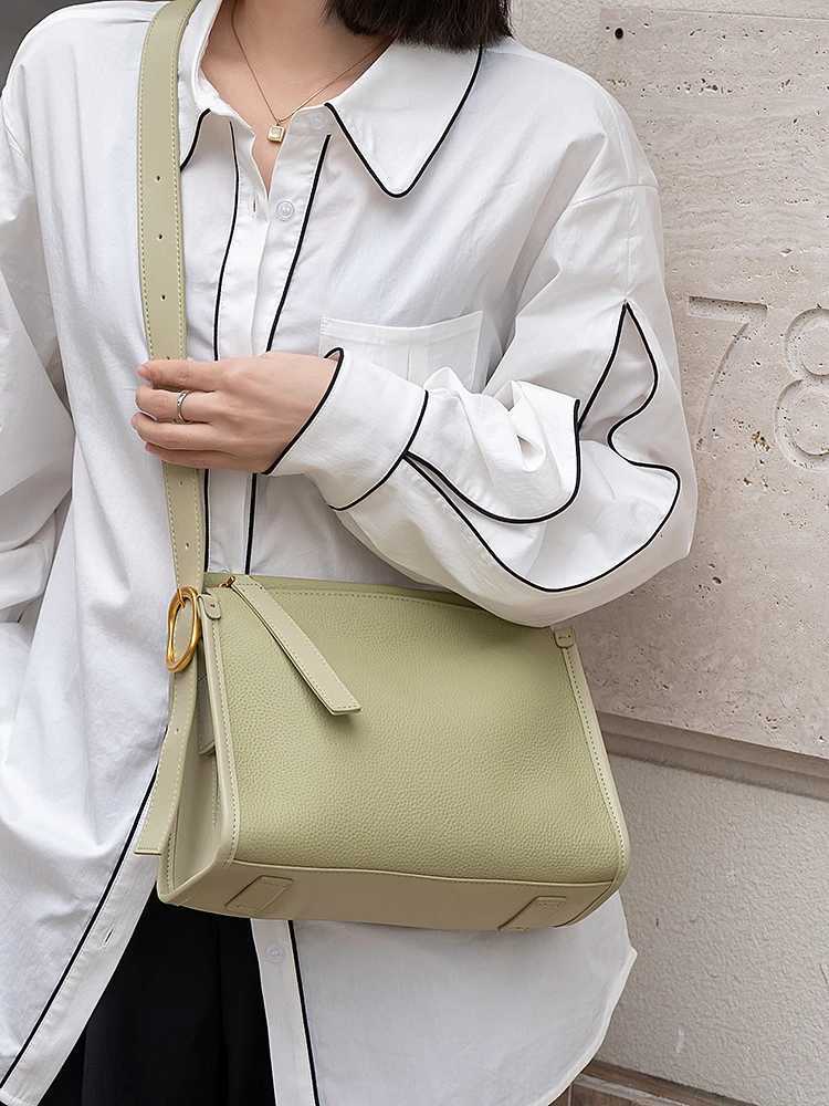 YANATARI Vintage messenger bag cowhide leather bag Soft Leather Large Capacity minimalist Crossbody bag women female bag H260306