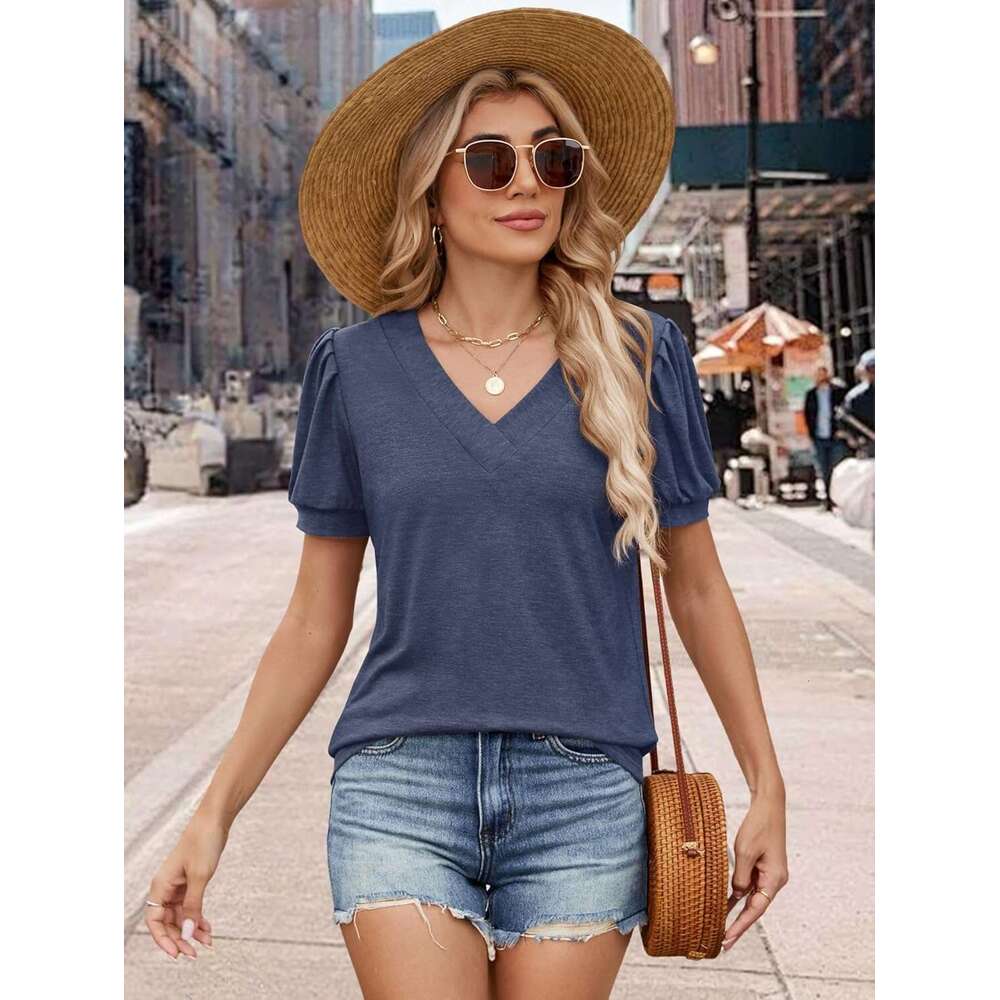 Womens Beach Vacation Summer Tops Cute Blouses Spring T Shirts Casual Dressy Tees Designer Fashion Trendy Clothes 2026