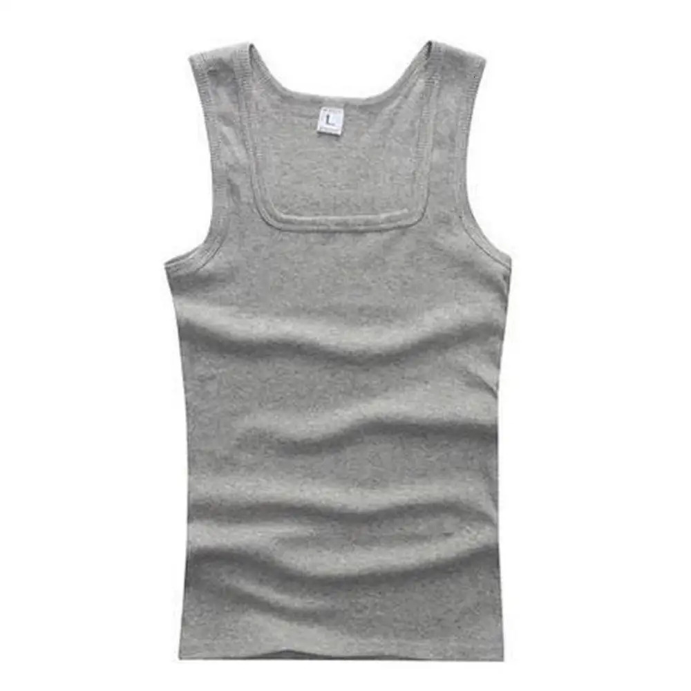 Classics Male Vest Summer Plus Size Men Clothes Tank Tops Black White Gray Singlets Sleeveless Fitness Casual Bodybuilding Vests 260306