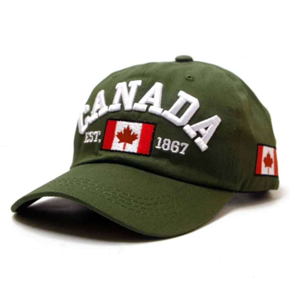New Baseball Cap Unisex Canadian Spring Summer Wild Sun Visor Popular Adult Letter Hat Y260304