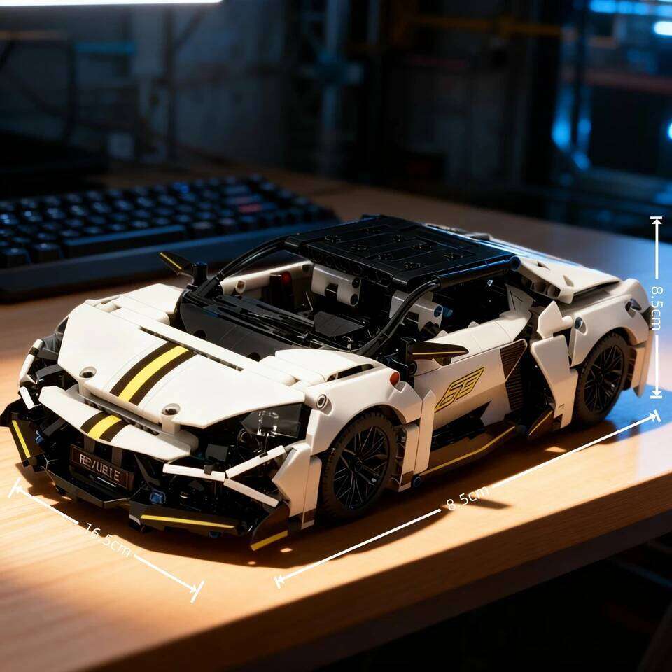 2025 New 1200PCS Sports Building Blocks Set 1:14 Scale Car Model Kit for Kids Adult Racing Vehicle Toys Gifts Z260306