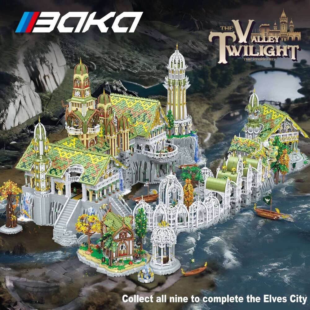 5836PCS Harp Music Castle Building Blocks Creative DIY Educational Model Bricks Desktop Decoration Toys For Kids Holiday Gifts Z260305