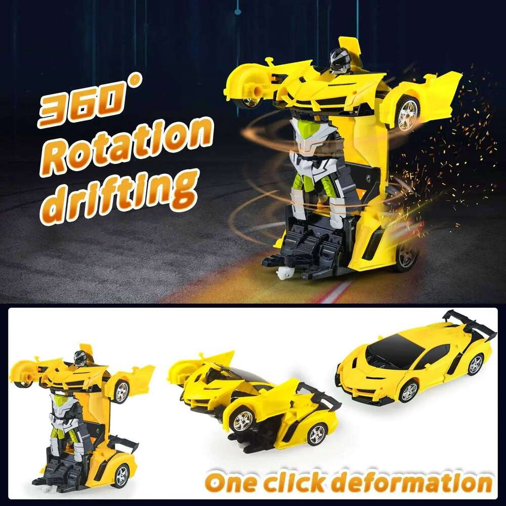 Remote deformable robot car, racing toys, mini remote control car model, gifts for children C260305