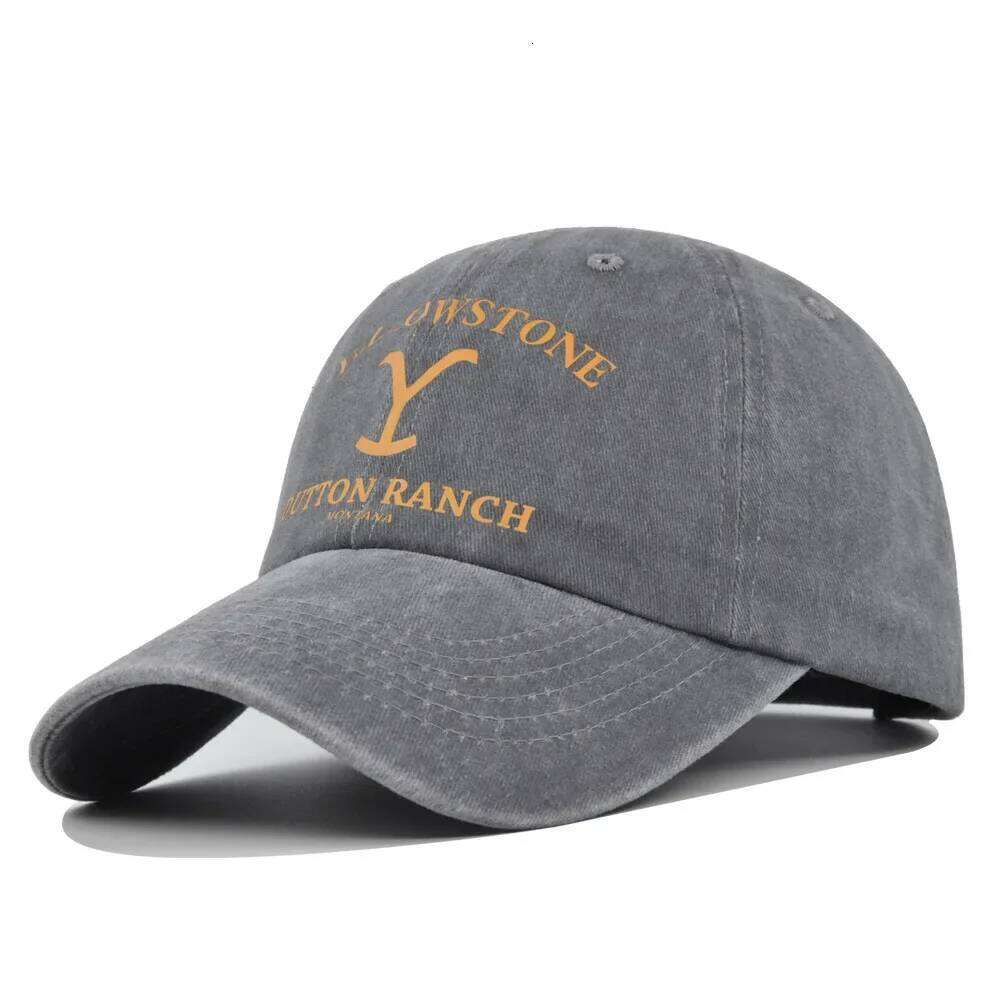 YELLOWSTONE printed retro baseball cap for men and women, daily casual fashion travel equipment Y260304