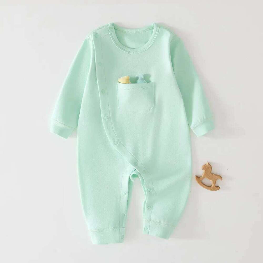 0-18 Month Spring Autumn Warm Clothes Infant Soft Pure Cotton Daily Jumpsuit Newborn Baby Girl and Boy Latest Casual Romper Z260306