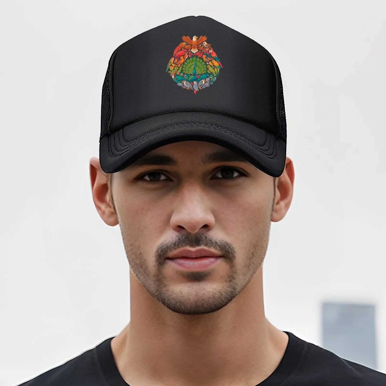 Aerial Rainbow Blue Baseball Cap Cosplay Vintage Streetwear Sunscreen GirlS Hats Mens S260306