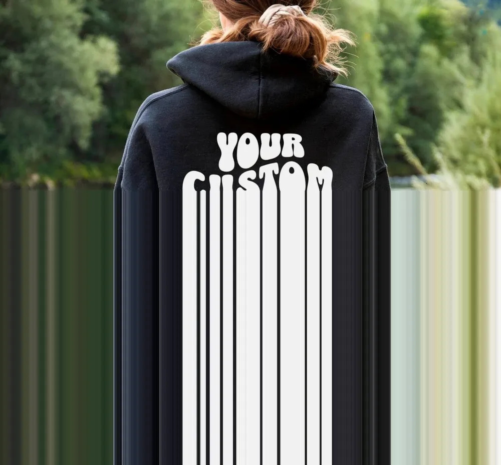 Customized Hoodie Personalized Printed Add Your Own Custom Texts Images Hoodie for Women Men Long-sleeved Hoody Spring 260228