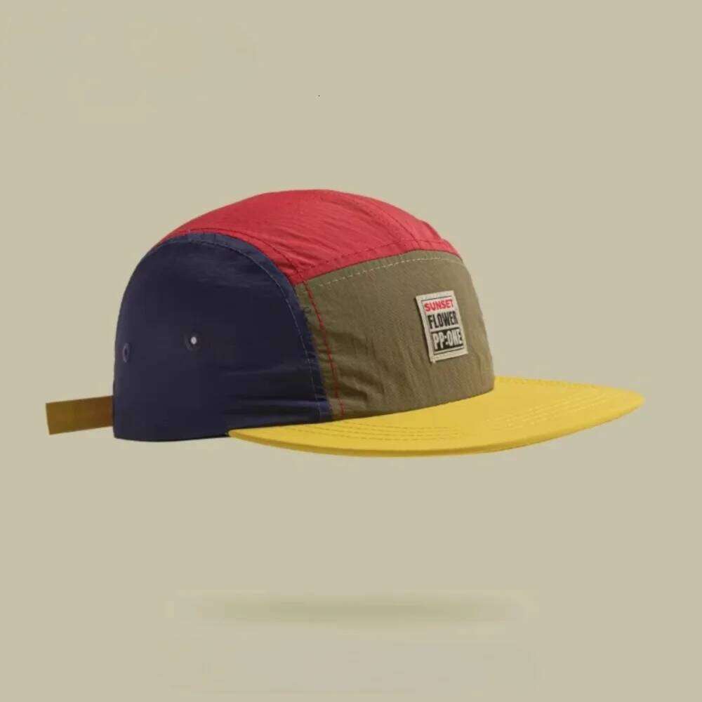 Casual Japanese Style Hip-hop Hats 5 Panel Thin Flat Brimmed Baseball Cap Breathable Quick-drying Sunscreen Hat Unisex Y260304