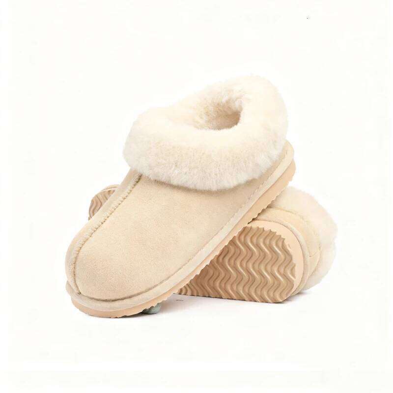 Litfun Winter Fuzzy Slippers For Women Non-slip Home Platform Indoor Slides Fluffy Warm Cozy Outdoor Women's Cotton Shoes
