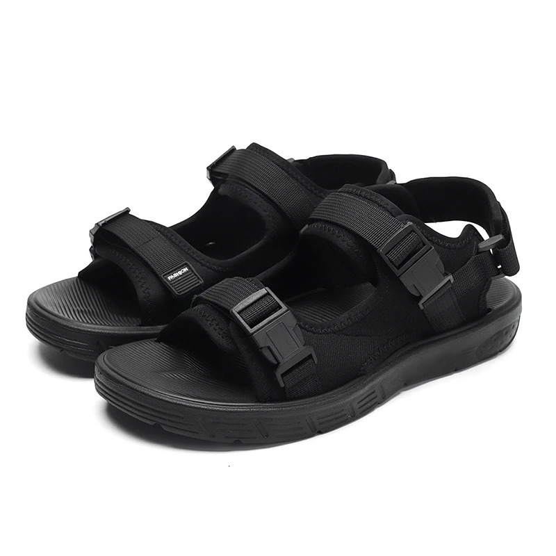A Pair of Mens Sandals Summer Trendy Sports Outer Wear Non-Slip Wear-Resistant Soft-Soled Driving Cool Beach Shoes for Men 260304