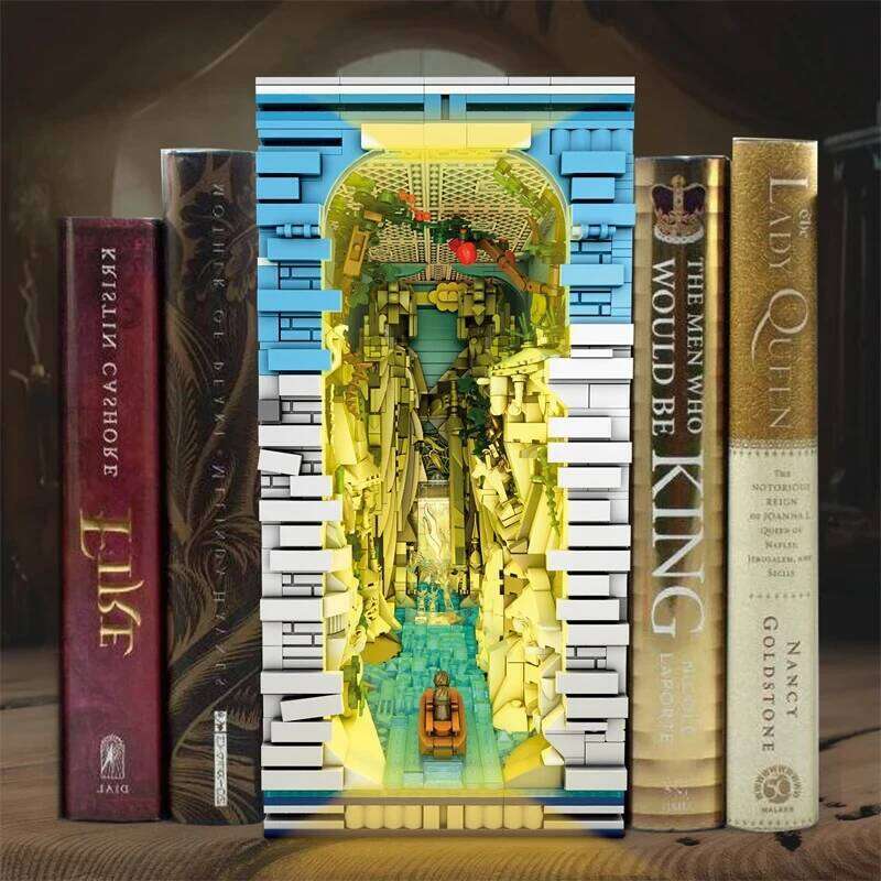 3307PCS Egypt Kingdom Bookend Building Blocks God Stone Statue Famous Landscape Model Bricks Kids Educational Toys Holiday Gifts Z260306