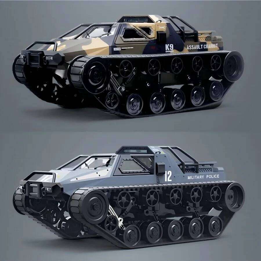 2.4G Proportional Control RC Crawler Track JJRC C8812 Max Ripsaw Tank Tracked Vehicle Model Toy Car Gift for Kids C260305