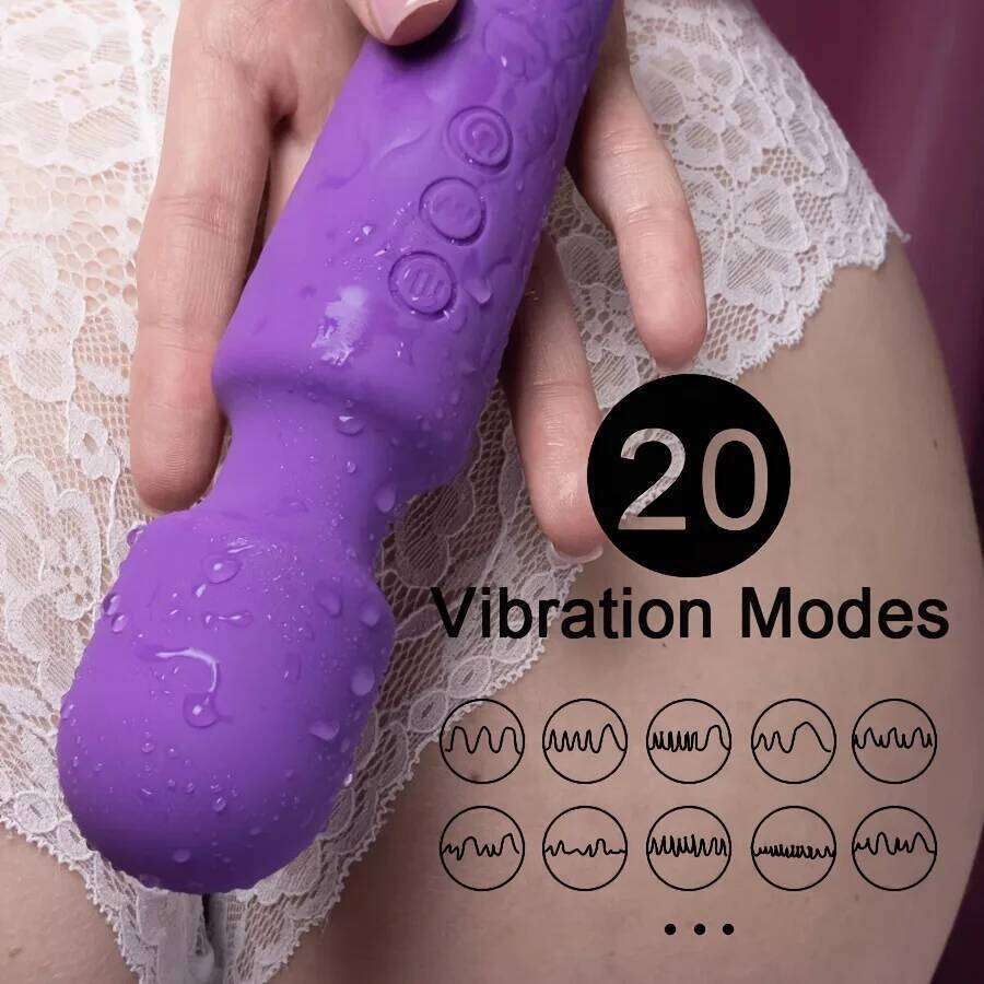 Powerful Vibrating Av Vibrator Clitoris Stimulator For Women G Spot Massager Adult Female Erotic Product Couples Sex Toys W260305