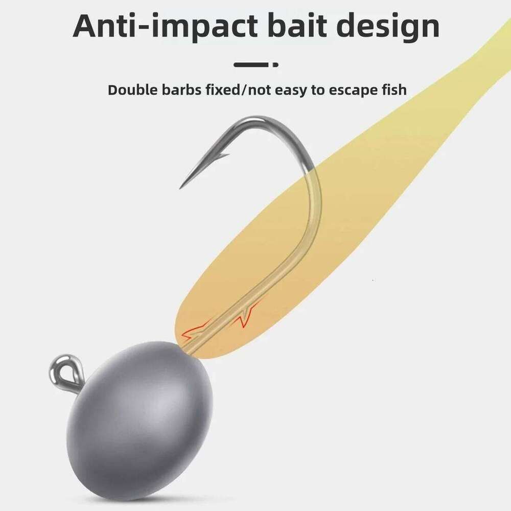 9KM 10Pcs Micro Jig Head 1.5g~7.5g Rockfish Ajing Angle Sharp Root Double Barbed Hook Saltwater Freshwater Tackle S260305