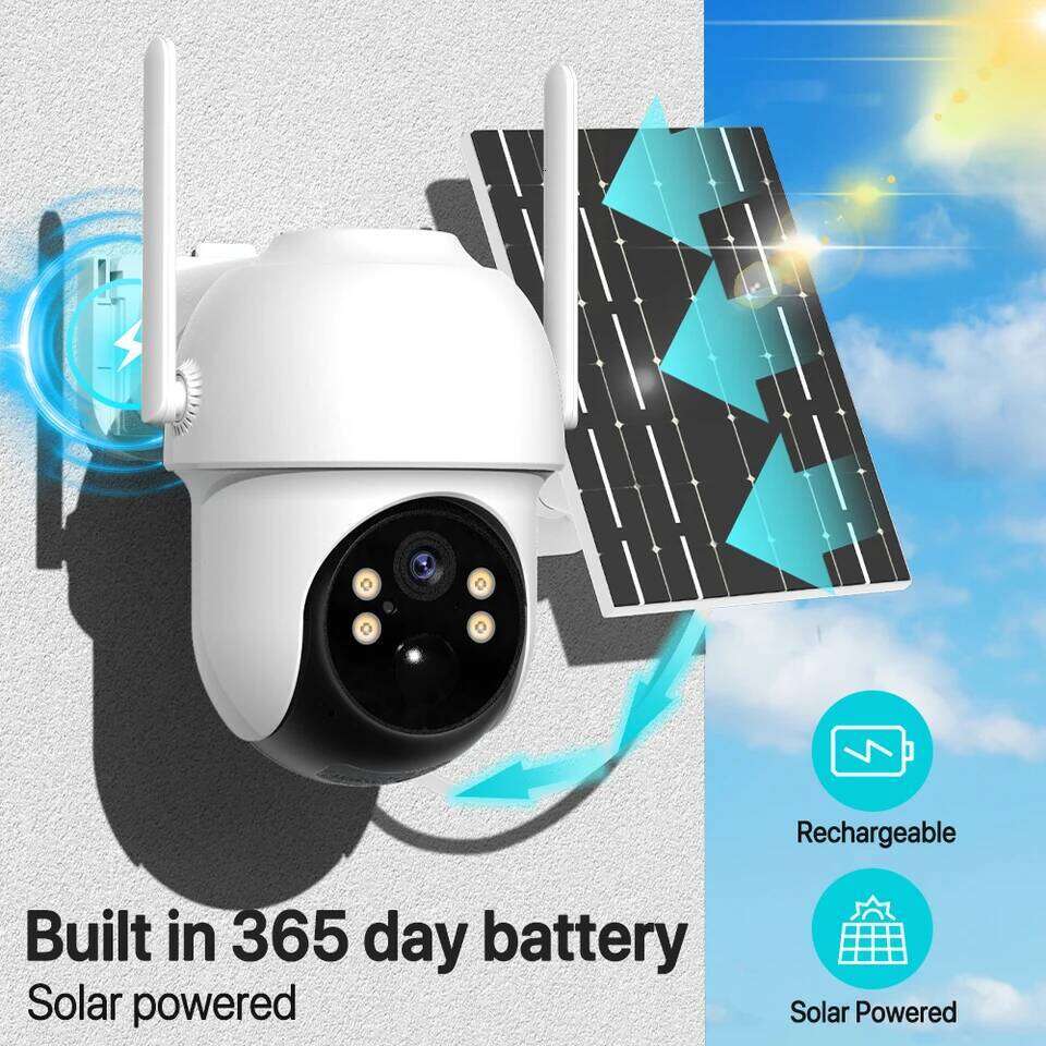 6x Zoom PTZ Camera 4K 8MP HD Outdoor WiFi Wireless IP Camara Solar Panel Security Built in Battery PIR Human 4MP iCsee 26W0306