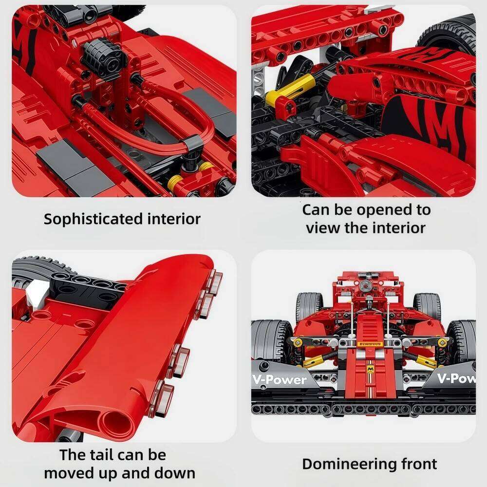 Super Racing Car Building Blocks Set Creative Technical MOC Kit DIY Desktop decorations Gift Adults Kids Holiday Gifts Z260305