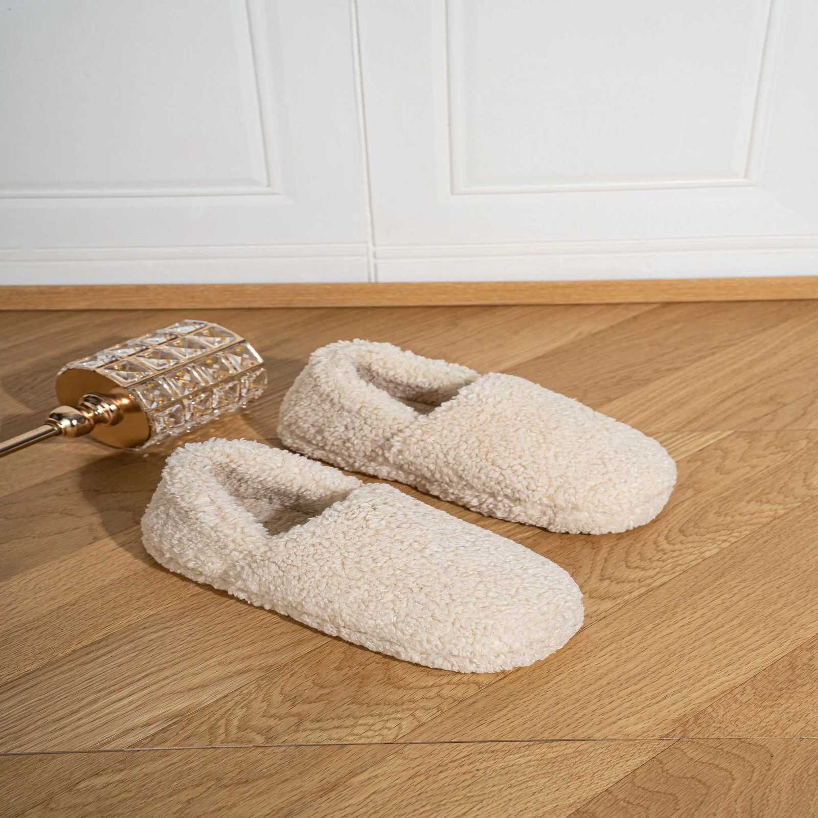 Mao Home Slippers Warm Foreign Trade Products for Girls Popular with Plush and Thickened Anti Cold Full Pack Heel Cotton Sl S260305