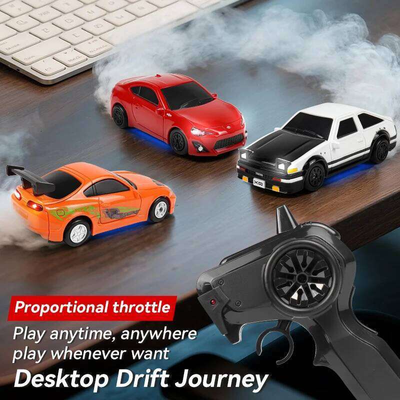 New 1/64 2.4G High speed Drift RC 4WD Remote Control Car Four Wheel Drive Radio Controlled Mini RCingModel Boy Toy Gift C260305
