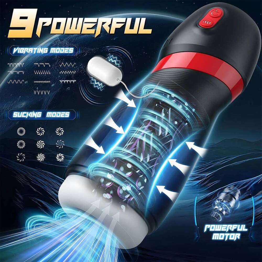 Automatic Male Masturbators Blowjob Sucking Vibrator APP Control Pocket Pussy Sex Toys Adult for Men Masturbate Supplies W260305