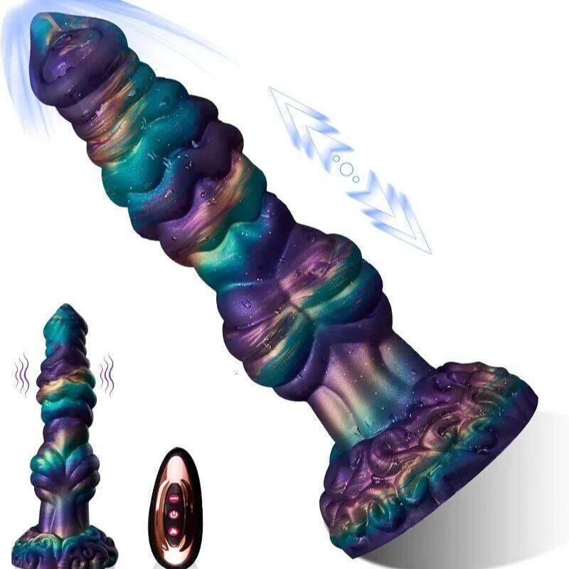 Inch Female Sex Toys - 4in1 Dragon Vibrator, Monster Big Simulation Thick Anal Dildo 10 Modes of g-spot Stimulat W260305