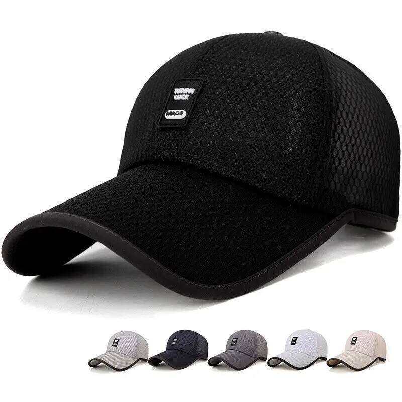 Hat Men Summer Korean Version Mesh Winning Baseball Sun Protection Shade Outdoor Sports Net Cap Y260304