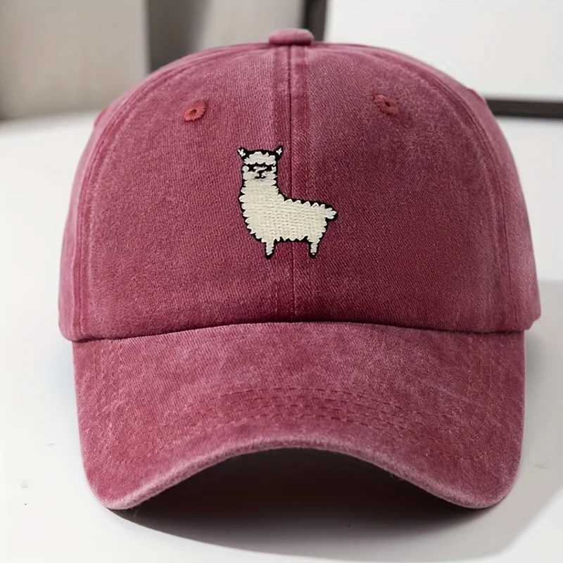Cute Sheep Pattern Baseball Hat for Men and Women Versatile for Daily Leisure Duck Tongue Hat Travel Hat S260306