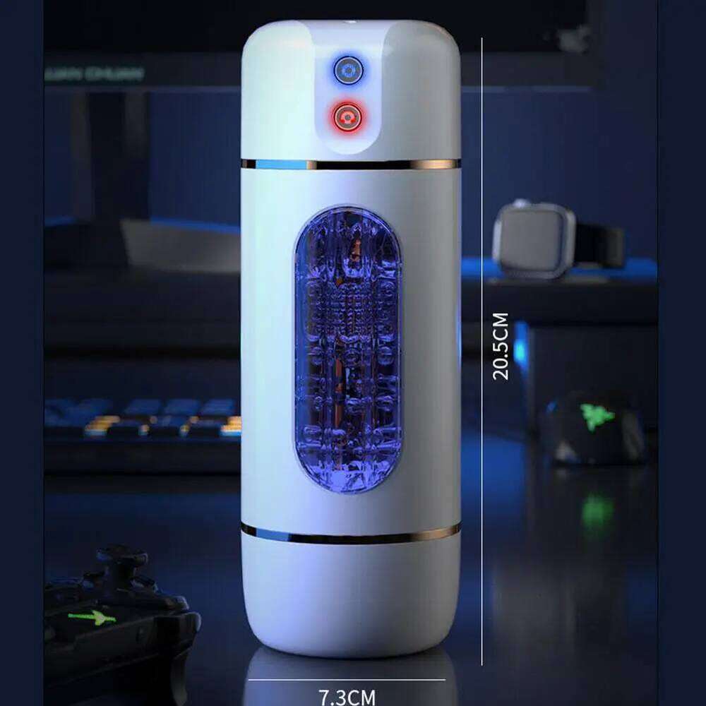 NEW Male Intelligent Voice Interaction Penis Trainer Aircraft Cup Stimulation Masturbator Machine Adult Sex Toy W260305