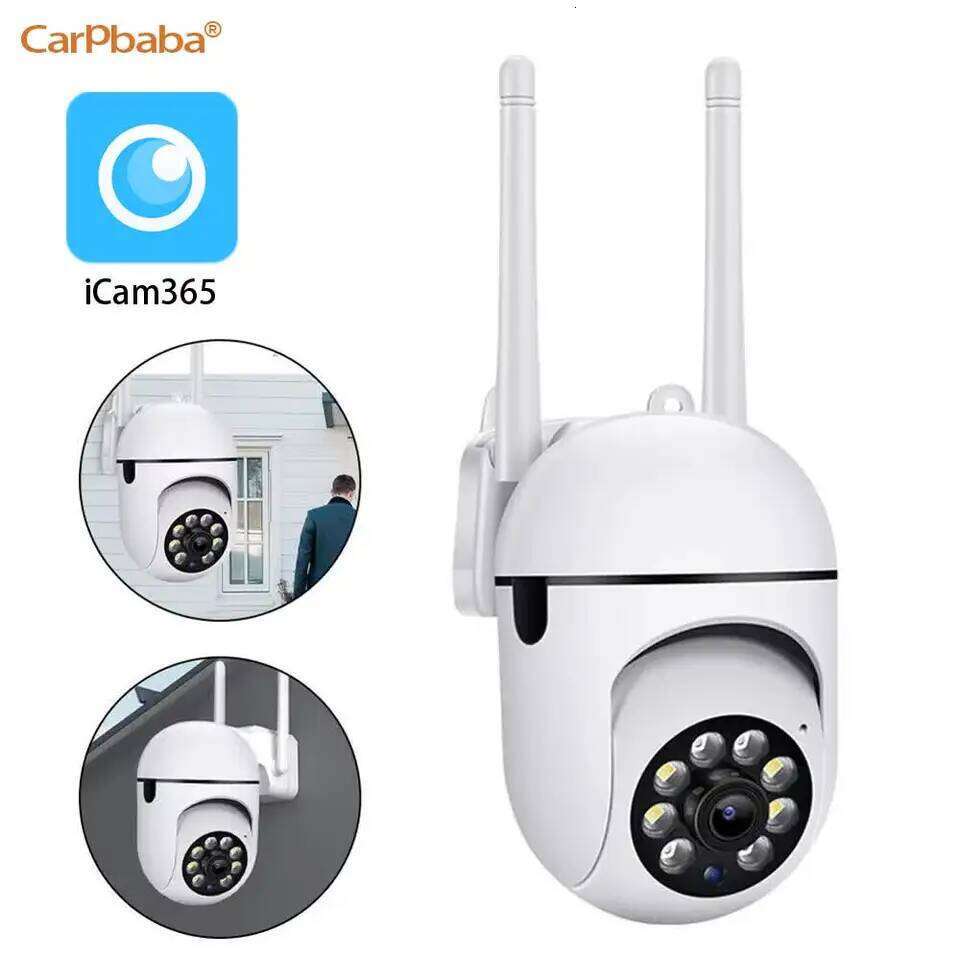 iCam365 APP IP Camera Smart Outdoor Home Security WIFI CCTV Surveillance with Color Night Vision Wireless HD 2-Way Audio 1080P 26W0306