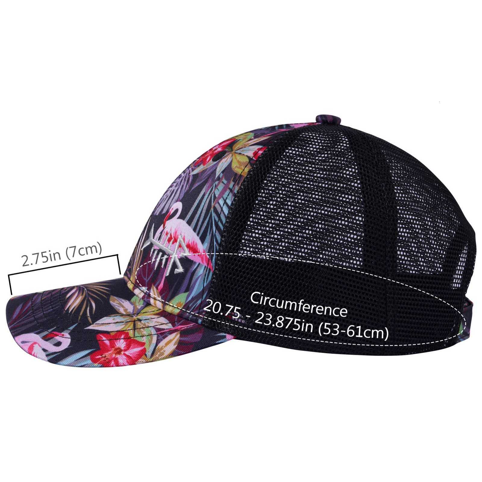 Bassdash Altimate Fishing Golf Hat Mesh Back For Men Women Adjustable Baseball Trucker Peaked Cap Flamingo Camouflage Print S260306