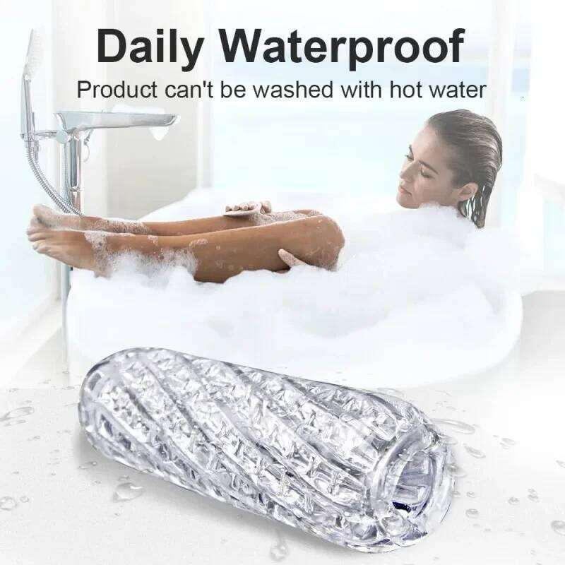 Male Masturbator Simulated Soft Pussy Aircraft Cup Penis Massage Sexy Pocket Vagina Toy Endurance Exercise Adult Goods 18+ W260305